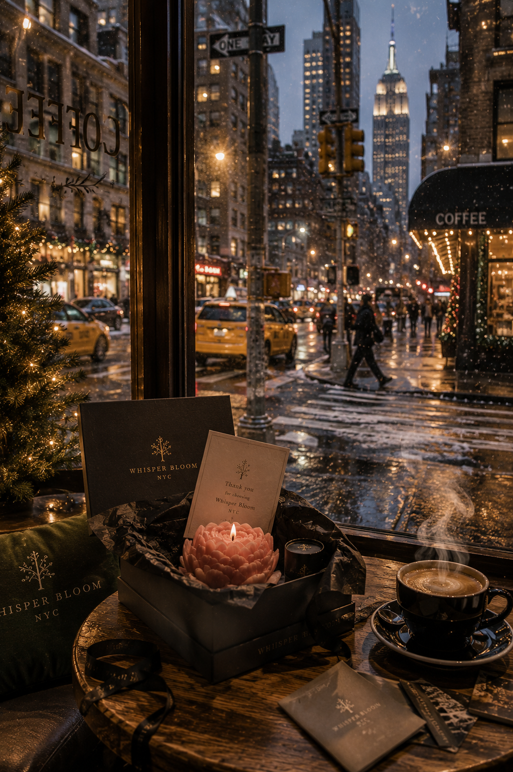 Whisper Bloom NYC founder Vivian's scent preference card used to customize the Soul-Echo subscription in Manhattan