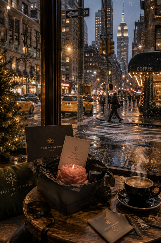 Whisper Bloom NYC founder Vivian's scent preference card used to customize the Soul-Echo subscription in Manhattan