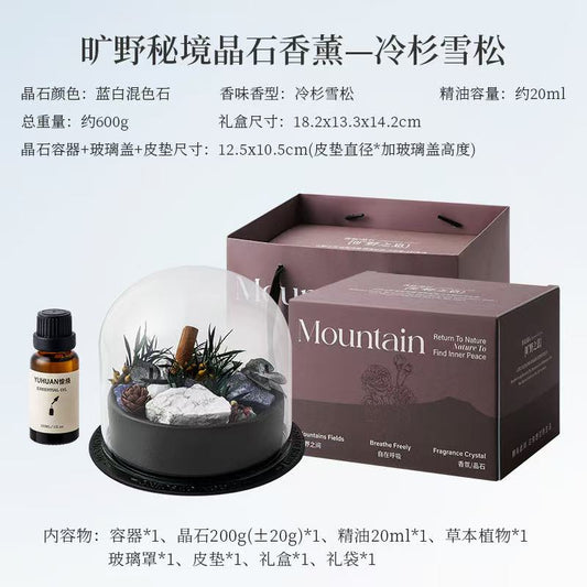Fir & Cedarwood Crystal Diffuser