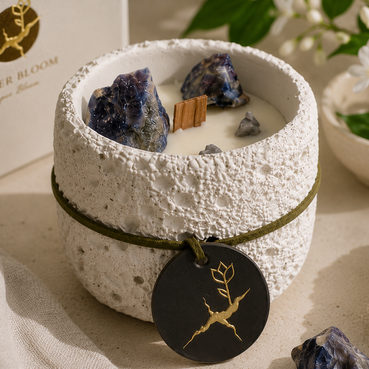 White Tea & Jasmine Stone Bowl