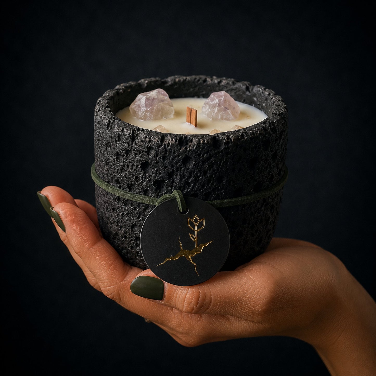 Oudh & Sandalwood Stone Bowl