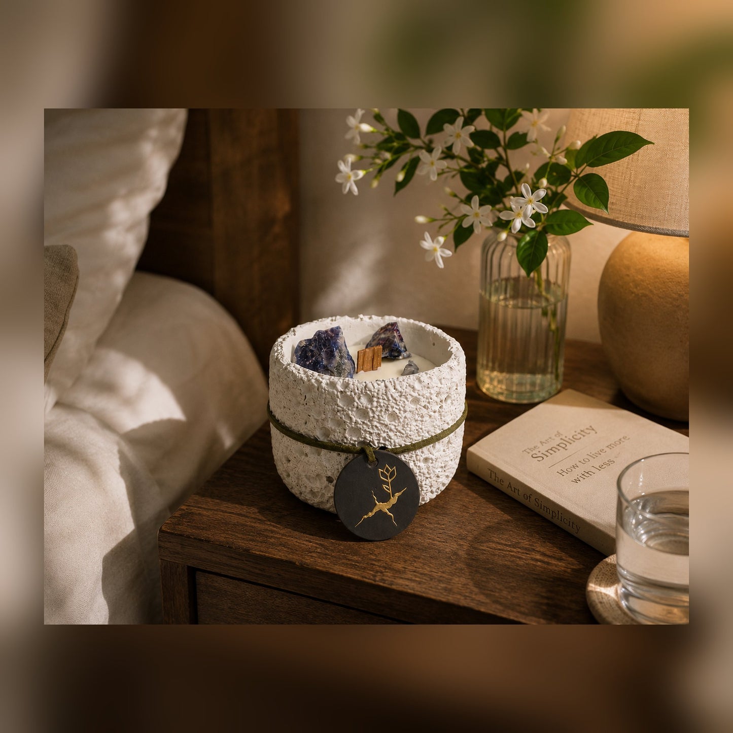 White Tea & Jasmine Stone Bowl